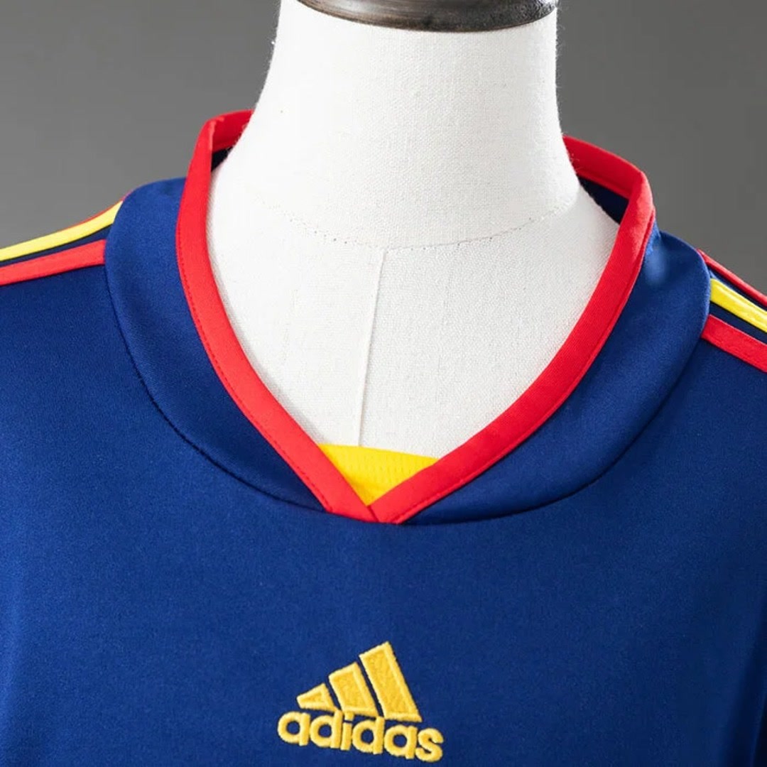 Retro Spain 2010 Away kids Soccer jersey