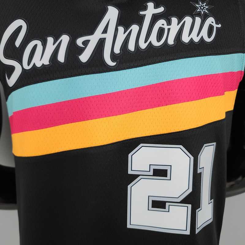 New DUNCAN#21 season Spurs City Edition black