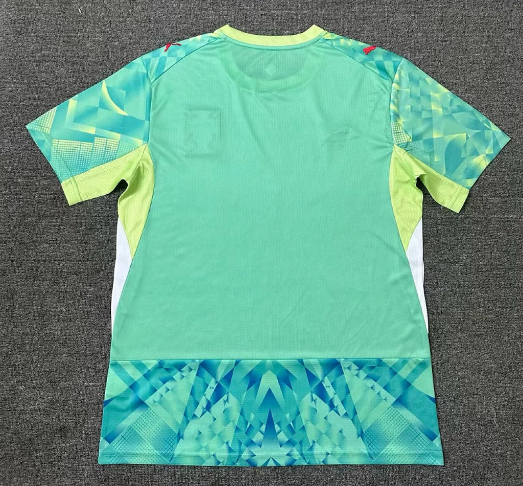 Portugal 2026 World Cup Green Goalkeeper Jersey Size S-4XL