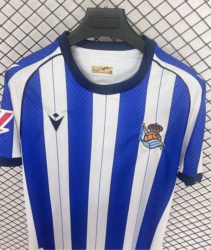 25-26 Real Sociedad home soccer jersey