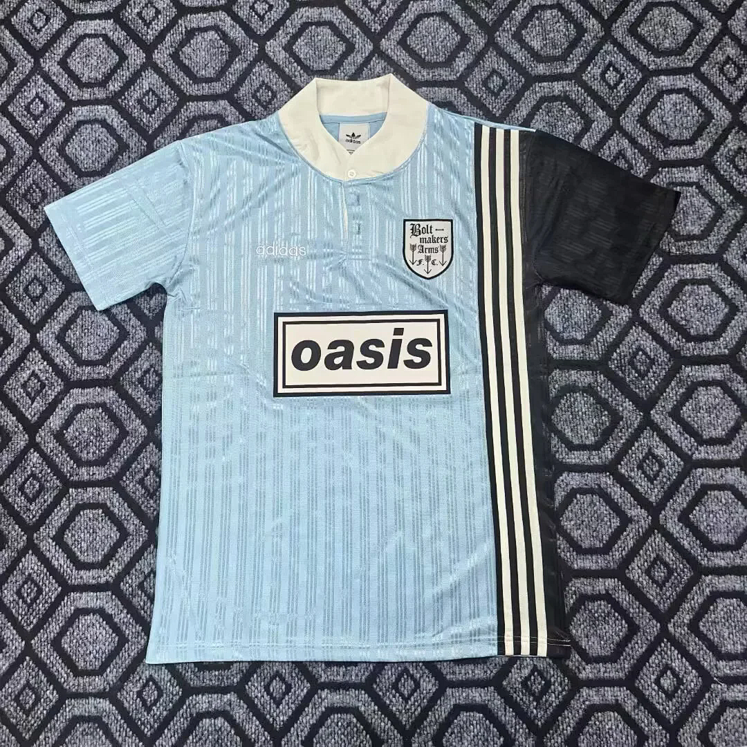 Retro 96 AD Originals x Oasis Tour Jacquard light blue Jersey size S-4XL
