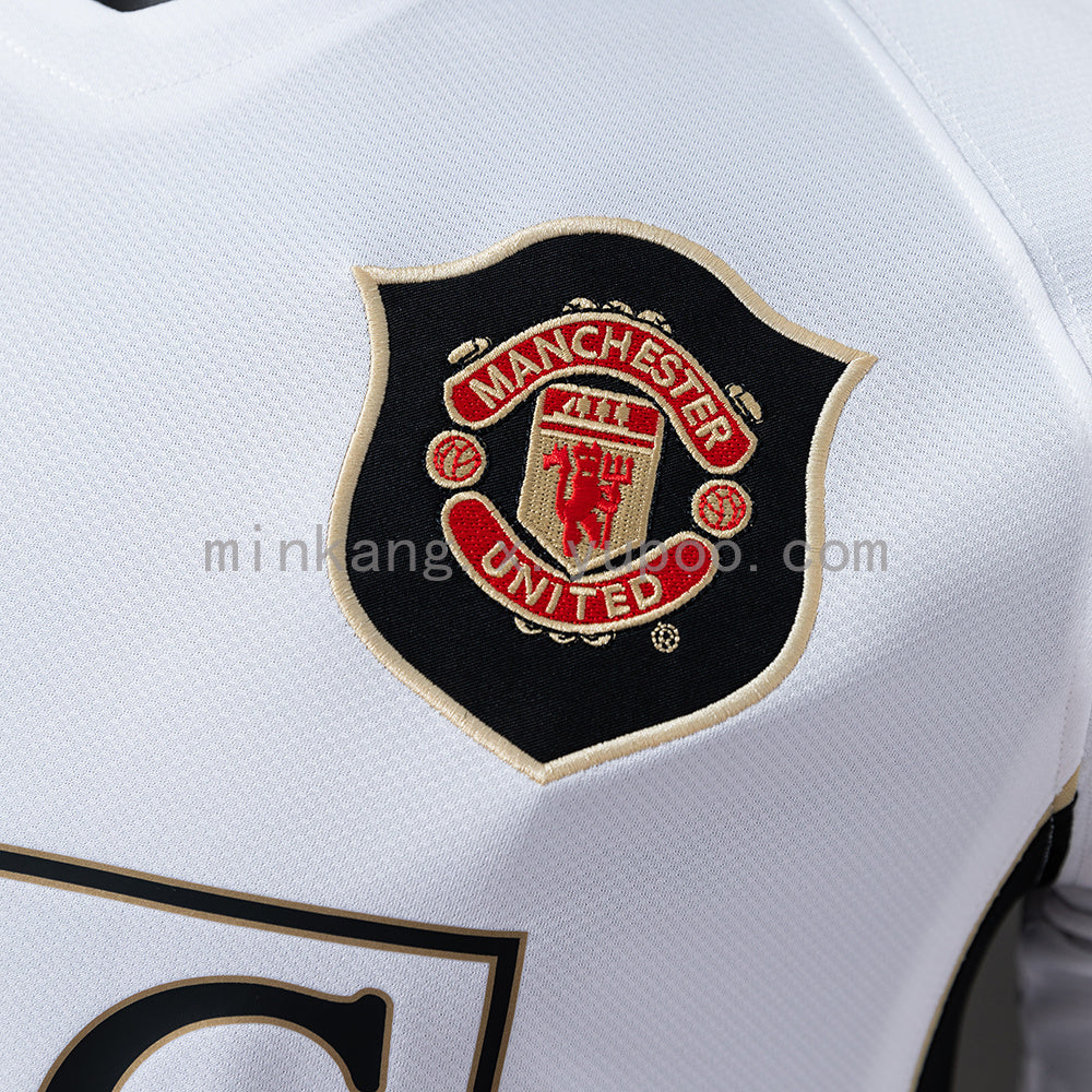 M-U 06/07 Away Player Version Retro Jersey S-3XL