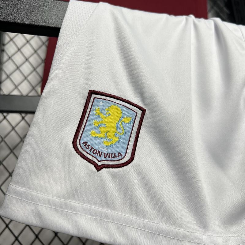 24-25 Aston Villa home kid kit
