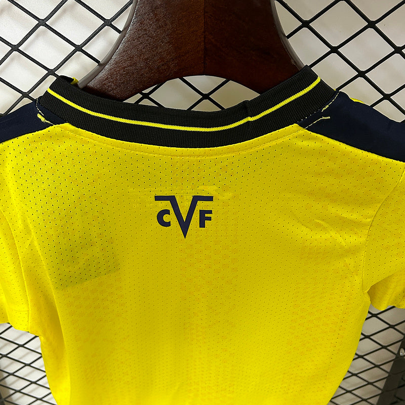24-25 Villarreal Home kid kit Sizes 16-28