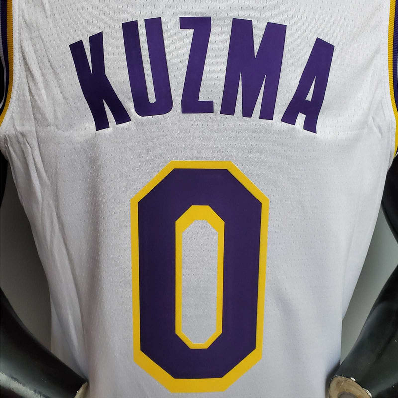 KUZMA #0 Lakers Round neck white