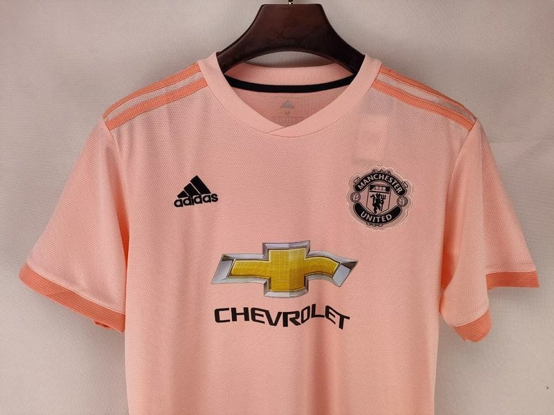 18-19 Manchester United away pink retro jersey