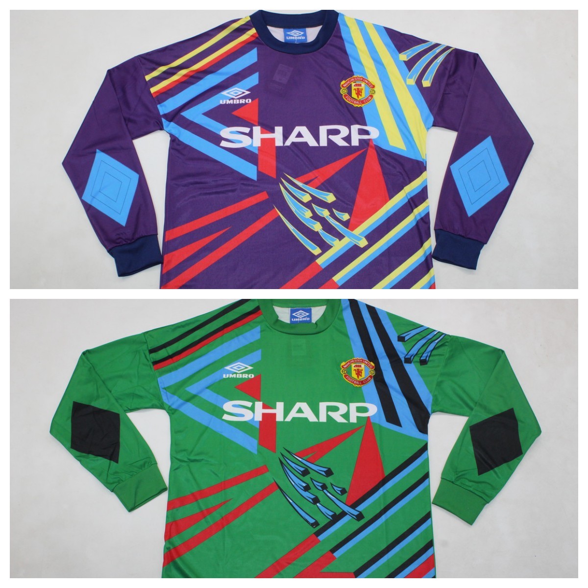 MAN U 92-93 GK Manga larga — Club Retro