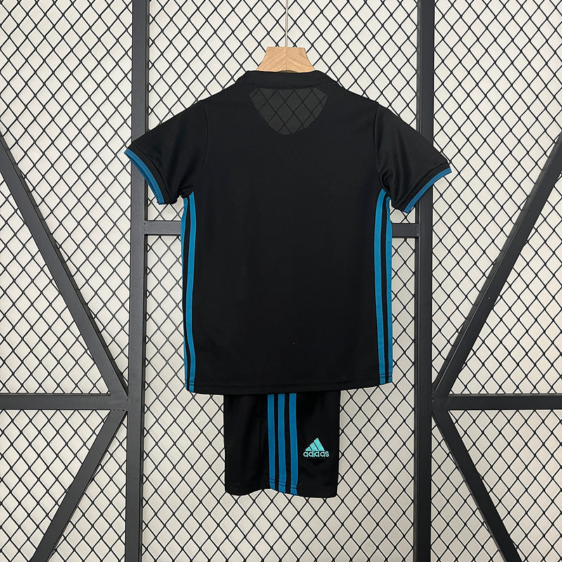 17-18 Real Madrid away retro kid kit