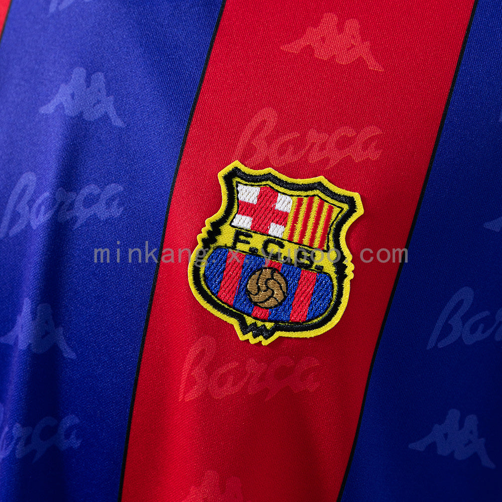 Retro long sleeve Barcelona 96/97 home S-XXL