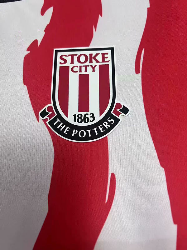 25-26 Stoke City home soccer jersey