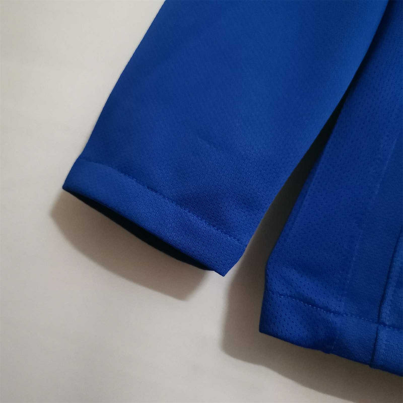 08-09 Manchester United blue away long sleeve