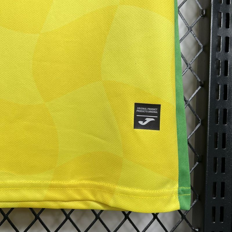 Norwich City home soccer jersey