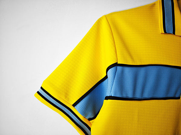 98-99 Lazio yellow retro jersey