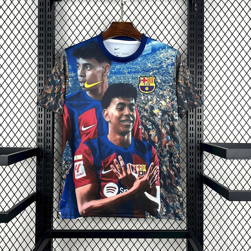 Mens Barcelona 2025/26 LAMINE YAMAL Special Jersey