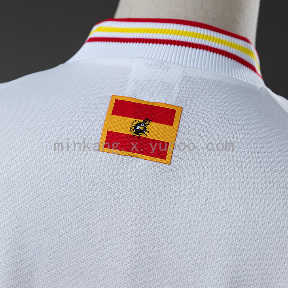 Spain 1996 Away Retro Long Sleeve Jersey S-XXL