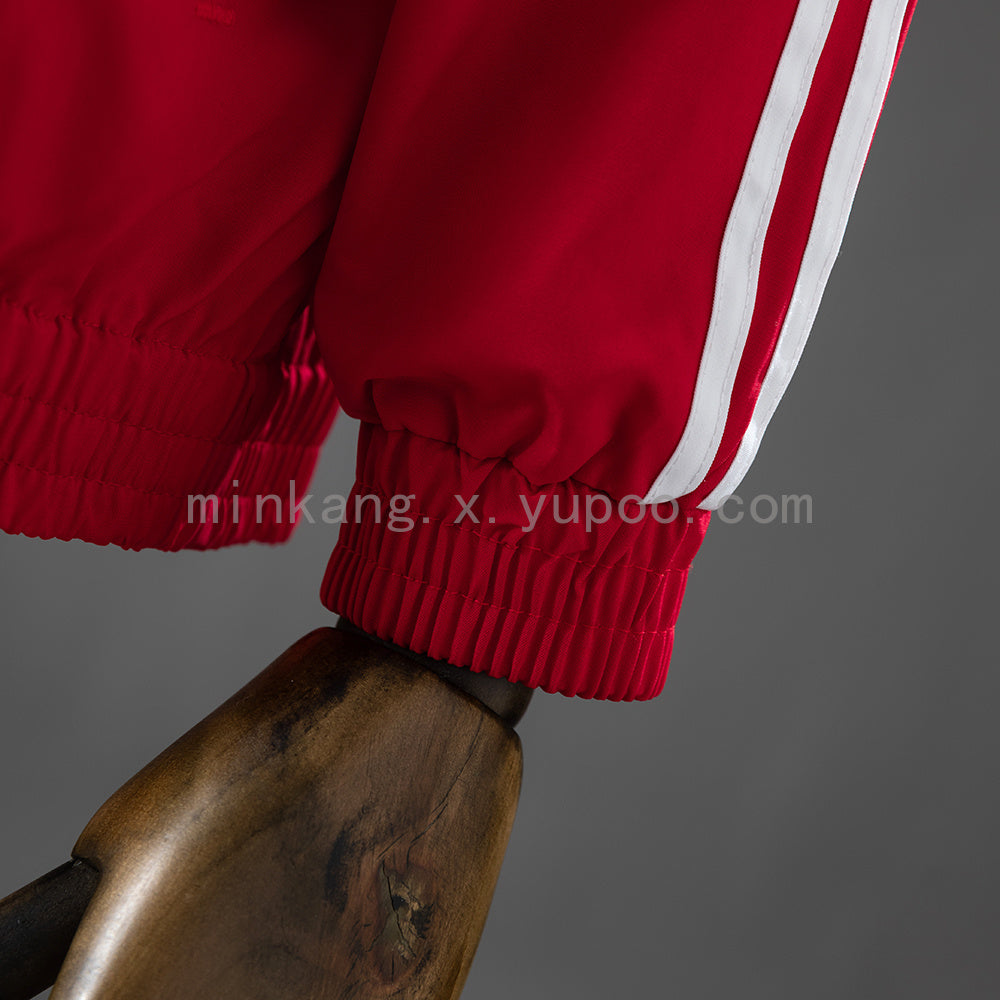 Three stripes red Windbreaker S-XXL