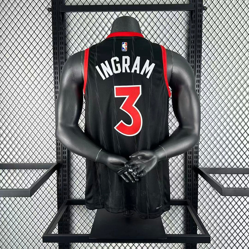 Season 2023 Toronto Raptors Black No. 3 INGRAM