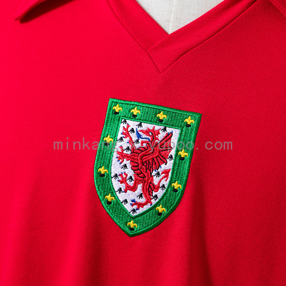 Wales 1976/79 Home Retro Jersey S-XXL