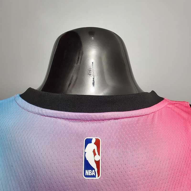 New Miami Heat HERRO#14 City Edition Pink Blue Gradient Color
