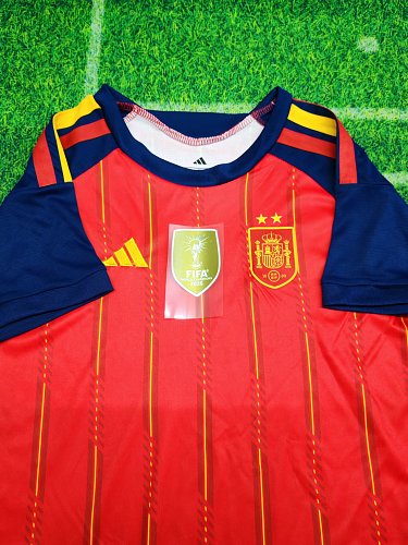 2026 Spain Home Two stars Kids — Jsonwang 26/27