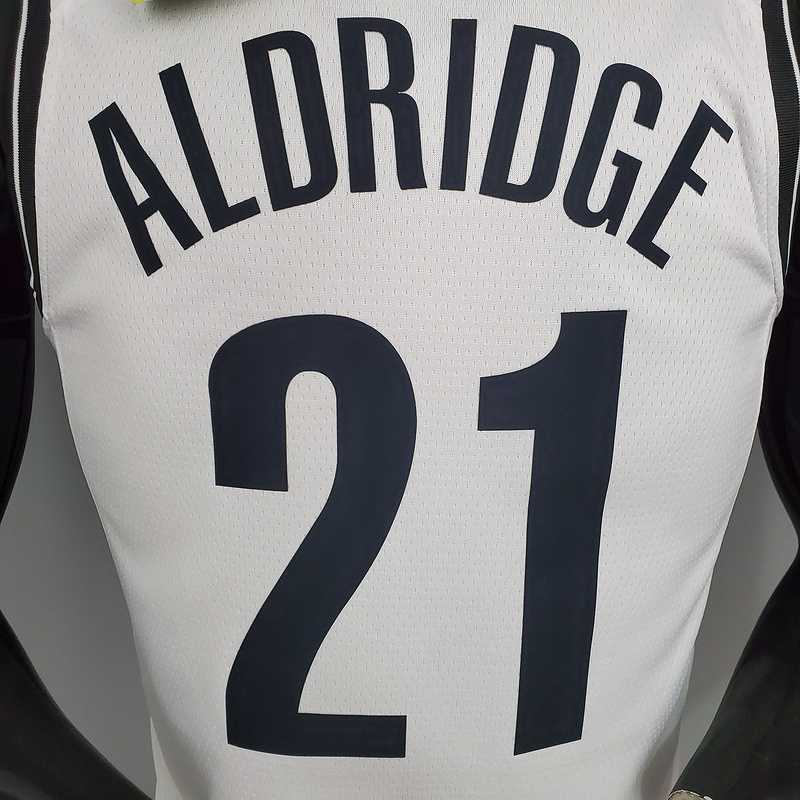 ALDRIDGE#21 Brooklyn Nets white