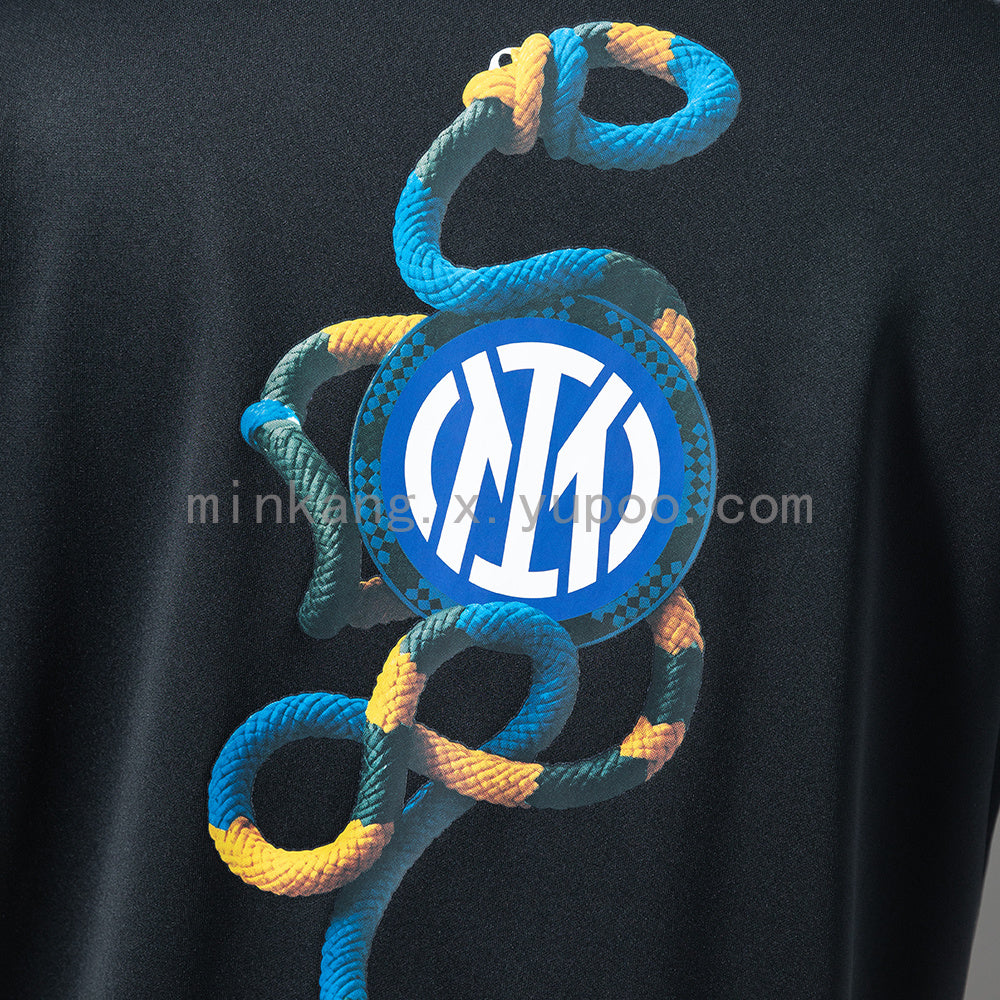 Inter Milan 25/26 Pre-Match Black Jersey S-4XL