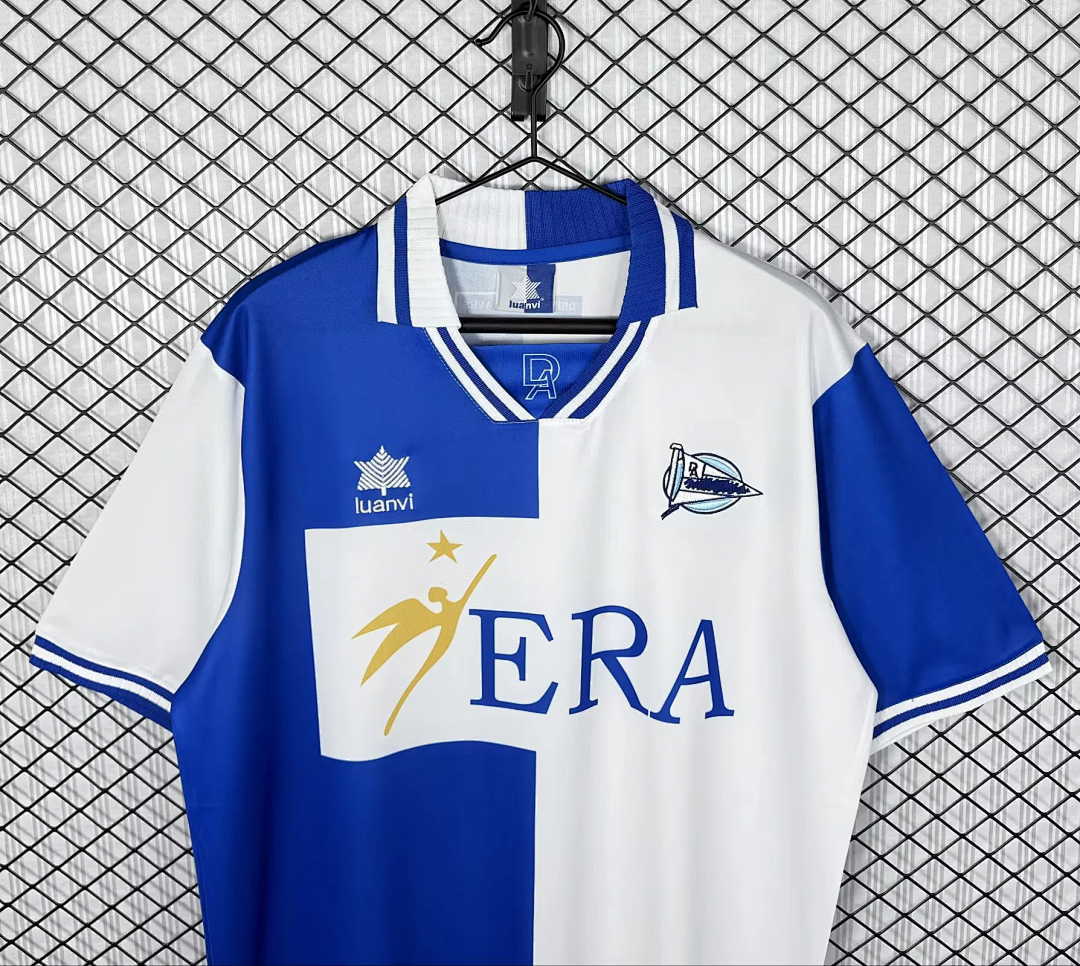 Retro Deportivo Alaves 1999/00 Home Soccer Jersey