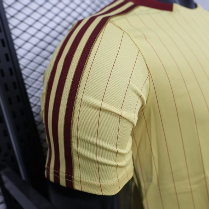 Arsenal 2025/26 Yellow Retro Model player version Jersey
