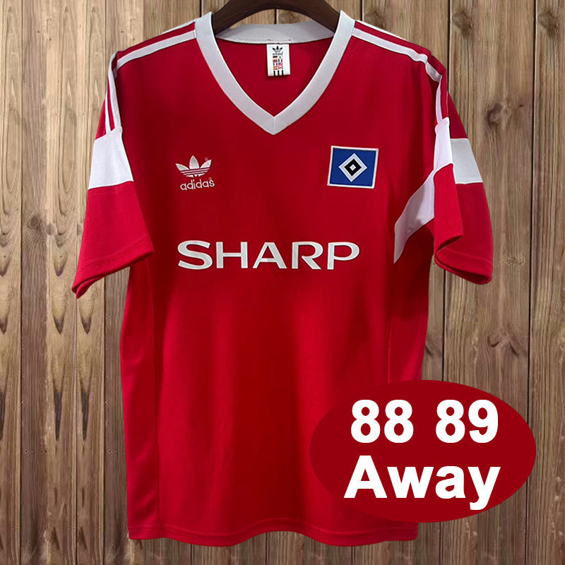 88-89 Hamburger SV Away Retro Jersey