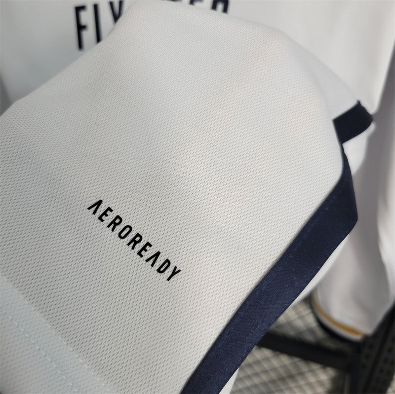 23-24 Real Madrid home Long Sleeve Size S-XXL