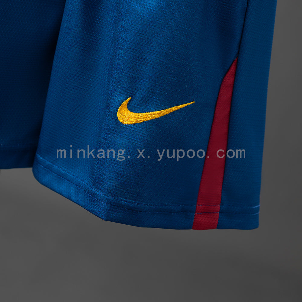 Barcelona 08/09 Home Retro Long Sleeve Kids Kit Jersey SIZE 16-28