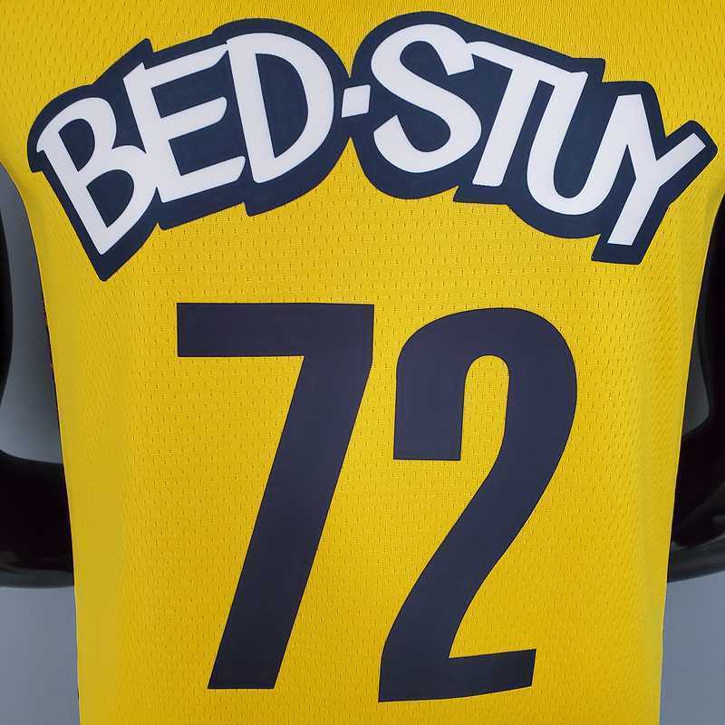 BIGGIE#72 Brooklyn Nets Commemorative Edition Yellow