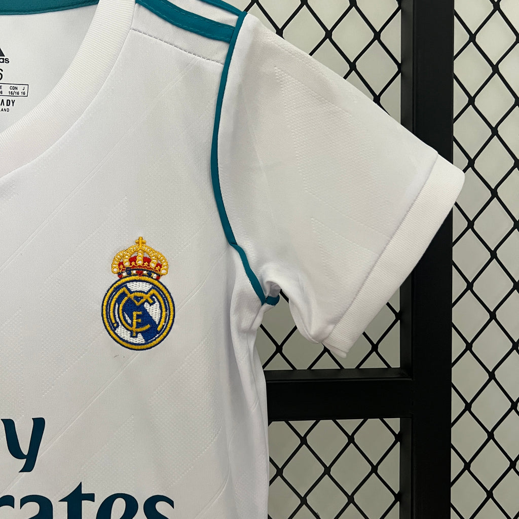 kids Real Madrid 17/18 home size: 16-28