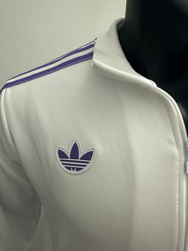 25-26 Real Madrid white retro model jacket