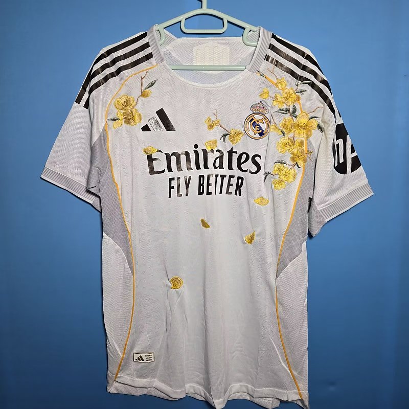 25-26 Real Madrid Home Embroidered version S-2XL — Jsonwang 26/27