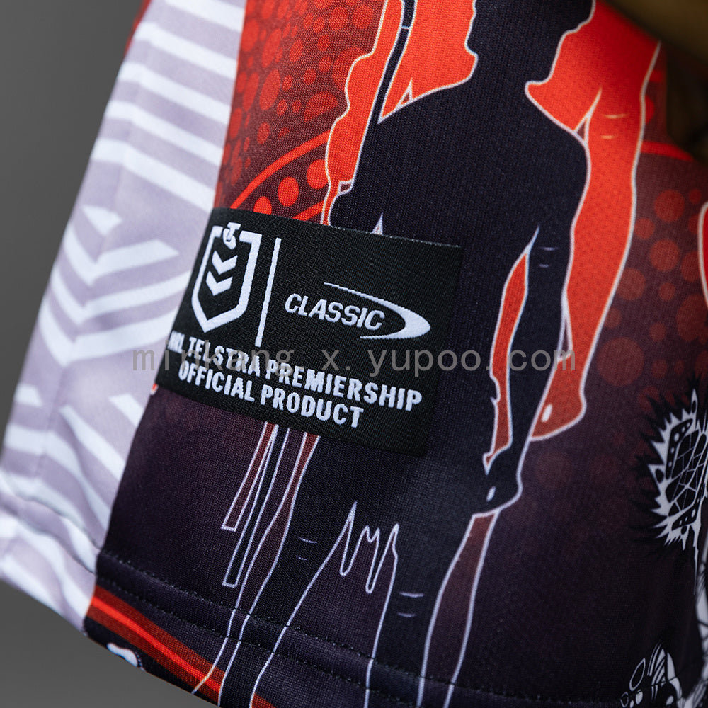 NRL St. George Illawarra Dragons 2025 Indigenous Jersey S-5XL