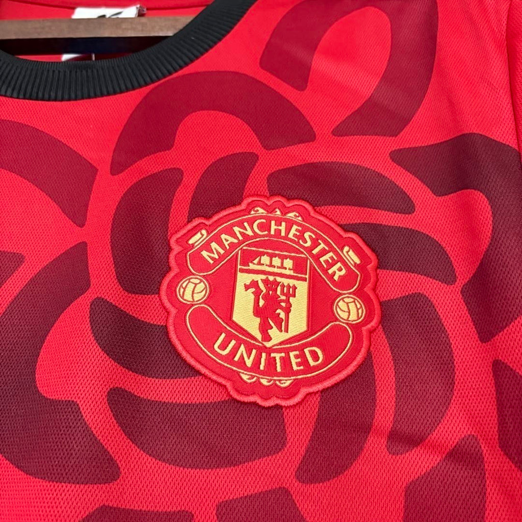 Manchester United 2025/26 Special Edition Red jersey Long Sleeve S-4XL
