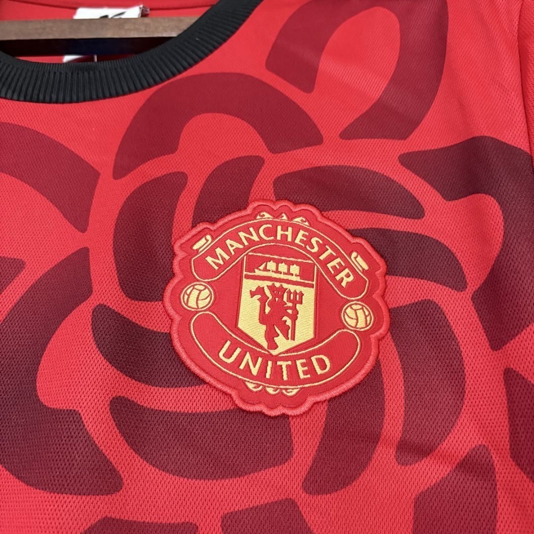 Manchester United 2025/26 Special Edition Red jersey Long Sleeve S-4XL
