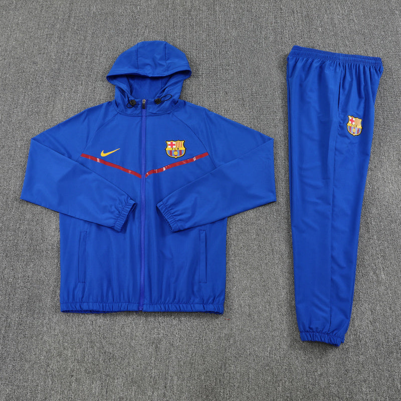 Barcelona 2025/26 bright blue Windbreaker suit S-2XL