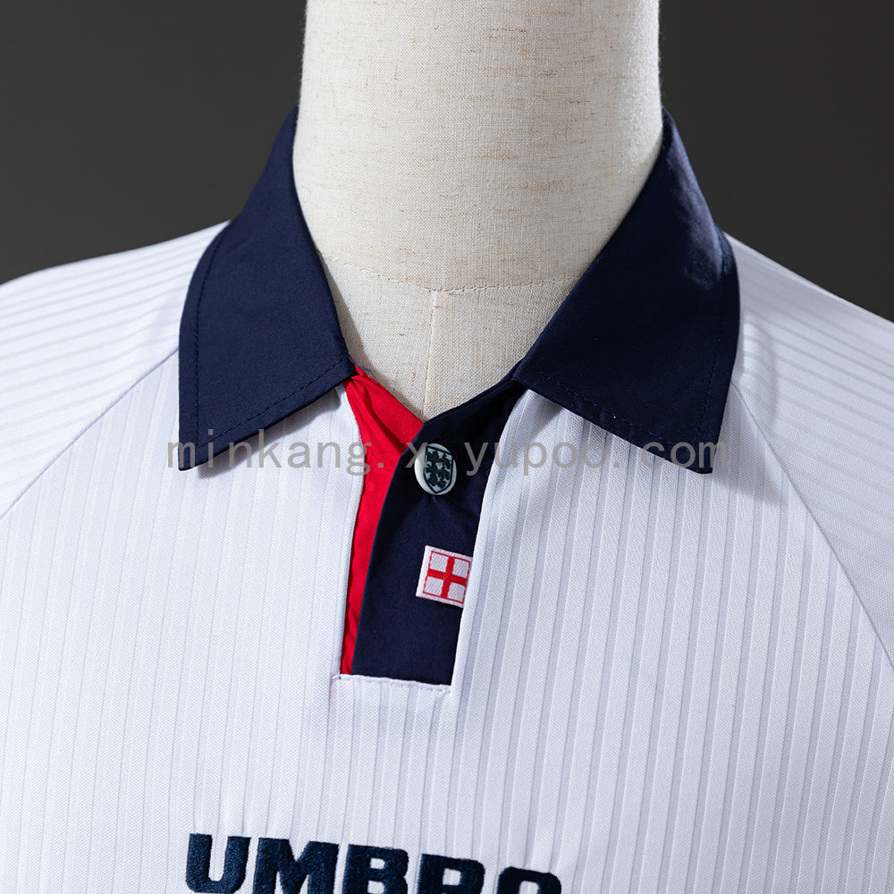 Retro Long Sleeve 1998 England home S- XXL