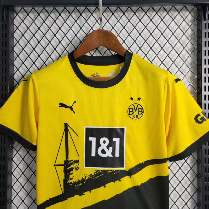 23-24 Dortmund home kids kit