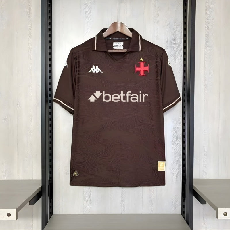 Vasco da Gama 2025/26 Third Away Soccer Jersey with all Sponsor