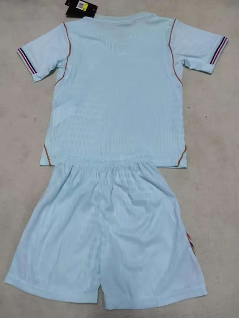 France 2026 World Cup Away Player Version kids Soccer jersey 16-28