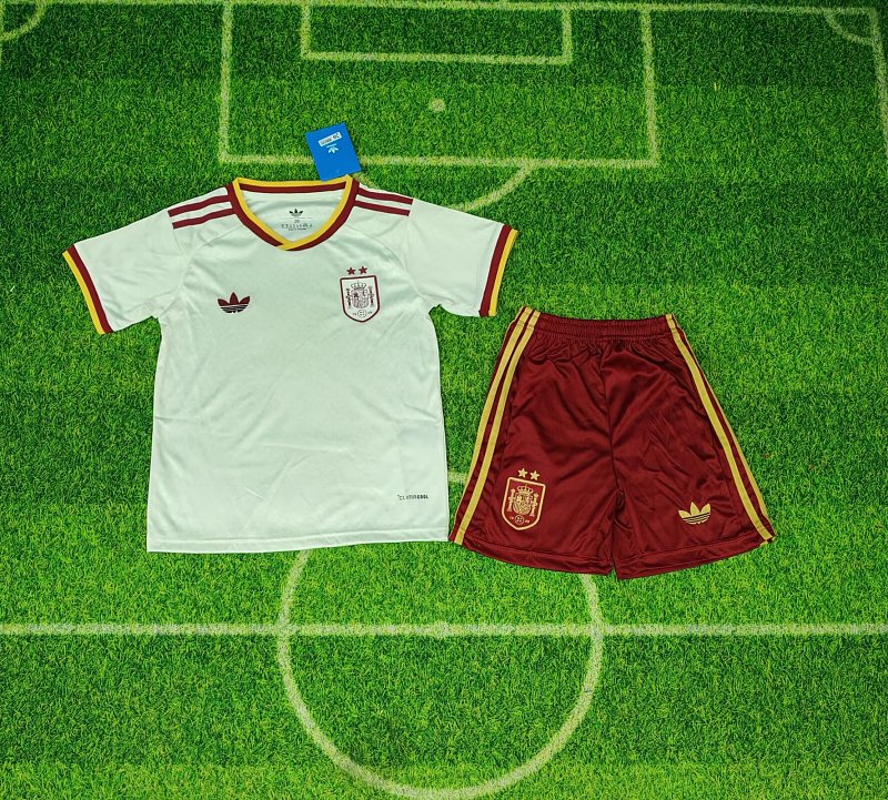 2026 Spain Away Two stars Kids — Jsonwang 26/27
