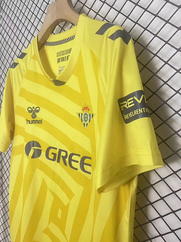 25-26 Betis yellow goalkeeper jersey