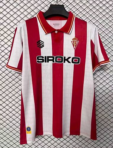 26-27 Sporting Gijon Home S-4XL — Jsonwang 26/27
