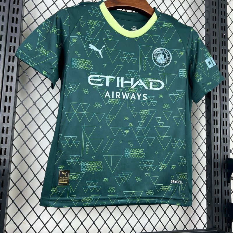 Manchester city 2025/26 Fourth Away kids size 16-28