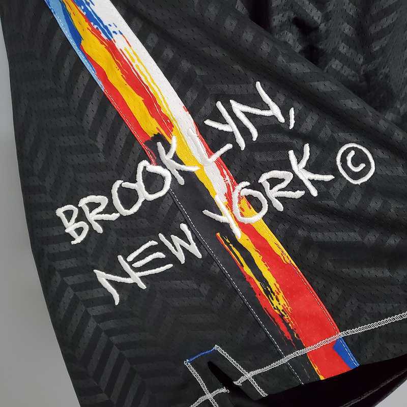 Brooklyn Nets NBA Shorts City Edition Black