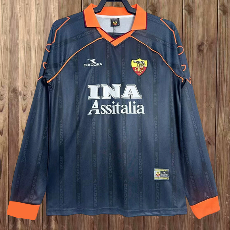 Retro Roma 1999/00 Third Away Long Sleeve size S-2XL