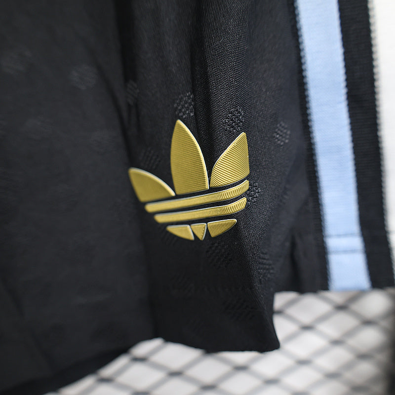 Pantalon Corto de Futbol #25-26 Argentina black player version shorts — Zhang199